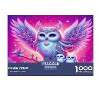 Chouette Puzzle De 1000 Pièces : pour Les Adolescents, Un Jeu sans Écran Qui Stimule L’Imagination Absolument Éblouissant.