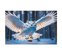 Chouette Puzzles Adultes 1000 Pièces en Bois, Jouet De Puzzle De Défi De Cerveau pour des EnfFourmis, D’Intelligence （75×50cm）