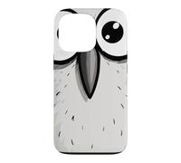 Chouette rigolote aux Grands Yeux, Dessin Mignon Coque pour iPhone 13 Pro
