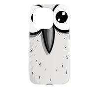 Chouette rigolote aux Grands Yeux, Dessin Mignon Coque pour iPhone 15 Pro