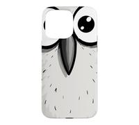 Chouette rigolote aux Grands Yeux, Dessin Mignon Coque pour iPhone 15 Pro Max