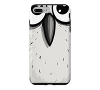 Chouette rigolote aux Grands Yeux, Dessin Mignon Coque pour iPhone 7 Plus/8 Plus