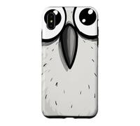 Chouette rigolote aux Grands Yeux, Dessin Mignon Coque pour iPhone XS Max