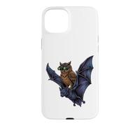 Chouette Tactique d'équitation Chauve-Souris Volante Vision Nocturne opérations Nocturnes Coque pour iPhone 15 Plus