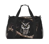 Chouette tard la nuit. C'est un sac de voyage à main avec une grande capacité et multifonctionnel, un incontournable pour les voyages en plein air