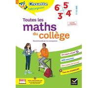 Chouette - Toutes les maths du collège 6e, 5e, 4e, 3e Cahier de révision et d'entraînement pour toutes les années collège - Gérard Bonnefond - Hatier - broché - Scolaire / Universitaire