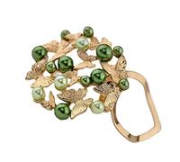 CHOUXUANGA Broches, Boucle d'écharpe, Scarf Ring, Clip, Rings Vintage Brooch Three Ring Silk Buckle for Women