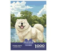 Chow 1000 Pieces Animation Puzzle en Papier Qualité Supérieure Jeu Cadeau Unique Adultes Et Enfants Dès 14 Ans 38x26cm/1000pcs