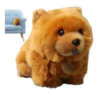 Chow Chow Animal en Peluche - Coton PP 11,81 Pouces Çhow - pour Chien réaliste - Marron - Jouet en Peluche Doux et Confortable - pour la, Les Amis, Les collègues