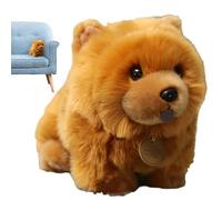 Chow Chow Animal en Peluche | Doll de Chien en Peluche réaliste 25cm Chow Chow | Jouet en Peluche Mignon, Doux et Confortable pour Les Hommes, Les Femmes, l'anniversaire des, Les Pâques, l'ann