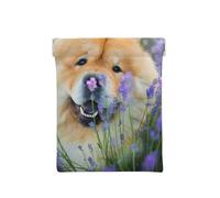 Chow-Chow Chiens Bruns Doux et Moelleux Violet Sauvage, Sac de Rangement pour Femmes, Portefeuille supérieur à Presser, Petit Porte-Monnaie, Pochette de Changement