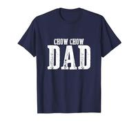 Chow Chow Dad T-Shirt, Homme, Bleu Marine, XL