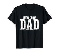 Chow Chow Dad T-Shirt, Homme, Noir, XL