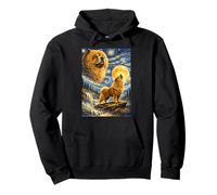 Chow Chow Starry Night Van Gogh Chien Hurlant Mignon Sweat à Capuche