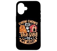 Chow Chows are The Key to My Heart Coque pour iPhone 16