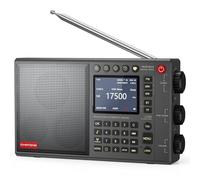 CHOYONG Radio Internet LC90 Wi-Fi/4G, Radio Portable FM/LW/MW/SW avec Batterie Rechargeable de 5000 mAh, Stations de Radio 40K, Haut-Parleur BT, réveil, Haut-parleurs stéréo 15 W, Support Carte TF