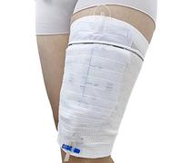 CHOYTONG Couvercle de support de sac de jambe de cathéter - Support de sac d'urine Carer Confortable Protecteur de manches de sac de jambe de Foley (L)