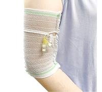 CHOYTONG PICC Line Cover Sleeve - Bras de soins infirmiers PICC Shield Catheter Protector pour adulte et adolescent, filet élastique, ultra-doux, respirant, confortable (XL)