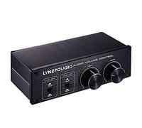 CHOYUE Contrôleur de Volume Audio Passif avec Interface XLR et RCA en Mode entièrement équilibré et asymétrique pour préamplificateur de Haut-Parleur de système stéréo Domestique