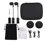 CHOYUE Récepteur de microphone sans fil 2,4 G avec ventouse amovible pour guitare, violon, violoncelle, accordéon, haut-parleurs, amplificateur de voix, microphone de réduction du bruit en direct, por