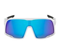 CHPO Lunettes de soleil Henrik – Verres polarisés Clair Blue Mirror – Monture blanche (CAT3)