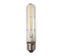 Chrasy 1X E27 Ampoule Lampe 4W Filament LED T10 Filament COB LED Lampe Lumière Lumineux 400LM Blanc Chaud Éclairage 2500-2800k AC220V