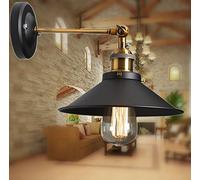 Chrasy Métal Plafonniers Retro Lustres Lampe Edison Culot E27 Vintage Murale Applique Réglable Luminaires Plafonnier Suspension Industrielle Chambre Applique