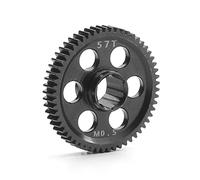 CHRCOED Engrenage droit en métal pour voiture RC 0,5 m 57T en acier trempé 311196 pour Arrma 4WD 1:18 Typhon Grom Petite échelle Buggy Granit Grom Monster Truck Moiave Grom Desert Truck