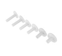 Chrees 6 Pièces Support de Tee de en Caoutchouc Outil D'entraînement de avec 6 Options de Hauteur Base 35-80 Mm et 51 Mm pour Terrain de Conduite Intérieur Extérieur