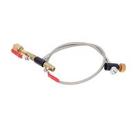 Chrees Adaptateur de Recharge de Cylindre de CO2 Adaptateur de Recharge de Cylindre de Soude G1 2 de Manomètre à Double Valve Tuyau 36 Pouces CGA320 TR21 4 pou