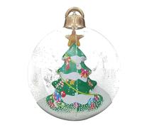 Chrees Boule de Noël gonflable LED géante de 60 cm avec télécommande et changement de couleur pour extérieur, cour, pelouse, véranda