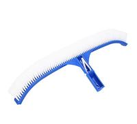 Chrees Brosse de piscine, 45,7 cm, outil de nettoyage de sol pour mur en plastique, bon effet de décontamination, convient pour la piscine, le sauna avec tige télescopique