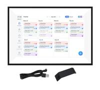 Chrees Calendrier numérique intelligent de 25,6 cm - Écran tactile HD - Planificateur familial électronique pour plans familiaux