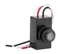 Chrees Capteur de Contrôle de Lumière à Cellule Photoélectrique 10 V 50 V CC, Interrupteur Automatique Jour/nuit avec Rondelle étanche, pour Lampadaire de Cour, éclairage LED