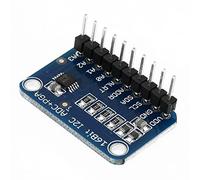 Chrees Carte de Développement ADC 16 Bits Haute Précision pour Microcontrôleurs, Module I2C pour Acquisition de Données avec Amplificateur de Gain Programmable pour L'électronique de Bricolage