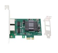 Chrees Carte Ethernet Gigabit double port, PCIE X1 RJ45, compatible avec chipset 82575, idéale pour Red Hat Enterprise, Freebsd