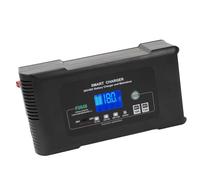 Chrees Chargeur de Batterie de Voiturette de Golf 36 V 48 V, Chargeur de Batterie Intelligent AGM avec écran LCD et Réparation D'impulsions, pour Voiturette de Golf, Tondeuse à GA (Prise UE)