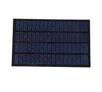 Chrees Chargeur de panneau solaire en polysilicone 2,5 W 18 V, panneau de charge solaire portable 194 x 120 mm, petite taille, faible poids pour appareils électriques à faible puissance
