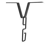 Chrees Clips D'adaptateur de Gouttière de Chaîne de Pluie, Crochet de Chaîne de Pluie en Forme de V, Support de Suspension en Fer Robuste, Systèmes de Drainage de Descente Pluviale,