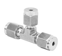 Chrees Connecteur de Virole de Compression en Acier Inoxydable, Fonction Durable pour le Raffinage du Pétrole, L'industrie Chimique, 1 X Connecteur de Virole de Compression (F3)