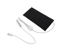 Chrees Coussin Chauffant Lavable Régulateur de Température Alimentation USB pour la Chaleur du Corps Résidence pour Animaux de Compagnie 5V PVC (20x25cm)