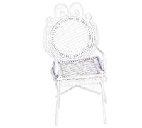 Chrees Ensemble de Meubles Miniatures, Table et Chaise Octogonales en Fer | Fer, Décoration de Maison de Poupée, Espace D'affichage Compact, Utilisation pour Petits Projets Artistiques, Compatible