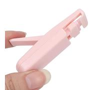 Chrees Ensemble de pinces à cils à grand angle pour des boucles faciles avec design ergonomique pour les amateurs de maquillage, bigoudis portables pour les retouches en déplacement (rose)