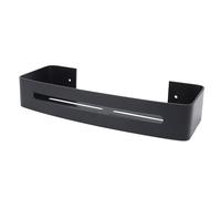 Chrees Étagère Murale de Salle de Bain, Conception de Plateau Monocouche Durable pour Une Routine de Douche Organisée (Noir)
