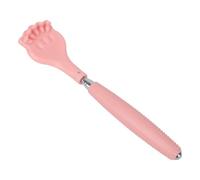 Chrees Gratte-dos auto-agrippant réglable pour le corps, masseur griffes de chat en acier inoxydable pour le dos, grattoir flexible pour tous les âges (rose)