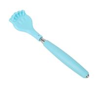 Chrees Gratte-dos auto-agrippant réglable pour le corps, masseur griffes de chat en acier inoxydable pour le dos, grattoir flexible pour tous les âges (bleu)