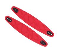 Chrees Housse de Coussin de Bandeau de Casque 2 Pièces, Coussinets D'oreille de Remplacement Doux et Confortables avec une élasticité élevée, pour Nova Pro X Nova 7 7P 7X 1 1P 1X (Rouge)