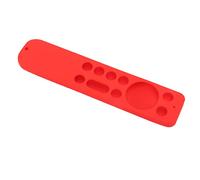 Chrees Housse de Télécommande en Silicone, étui de Protection Souple pour Télécommande OnePlus TV Y1S Edge avec Lanière, Découpes Précises, Résistant aux Chocs, Lavable (Ensemble Rouge)