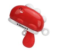 Chrees Jouet de Balle de Tir de Dinosaure, Jeu Amusant D'adhérence et de Mathématiques pour Les Enfants avec 6 Balles en Peluche, Améliore la Coordination œil-Main, pour en (Rouge)