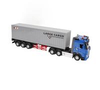 Chrees Jouet Semi-Camion RC, Camion télécommandé en Alliage avec Portes Ouvrantes et Musique, pour Le Jeu des Enfants et Le Développement de L'imagination